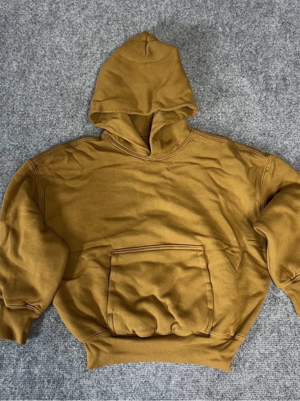 YZY Gap Kids Hoodie Brown Double Layer Cotton "Kanye West" Collab